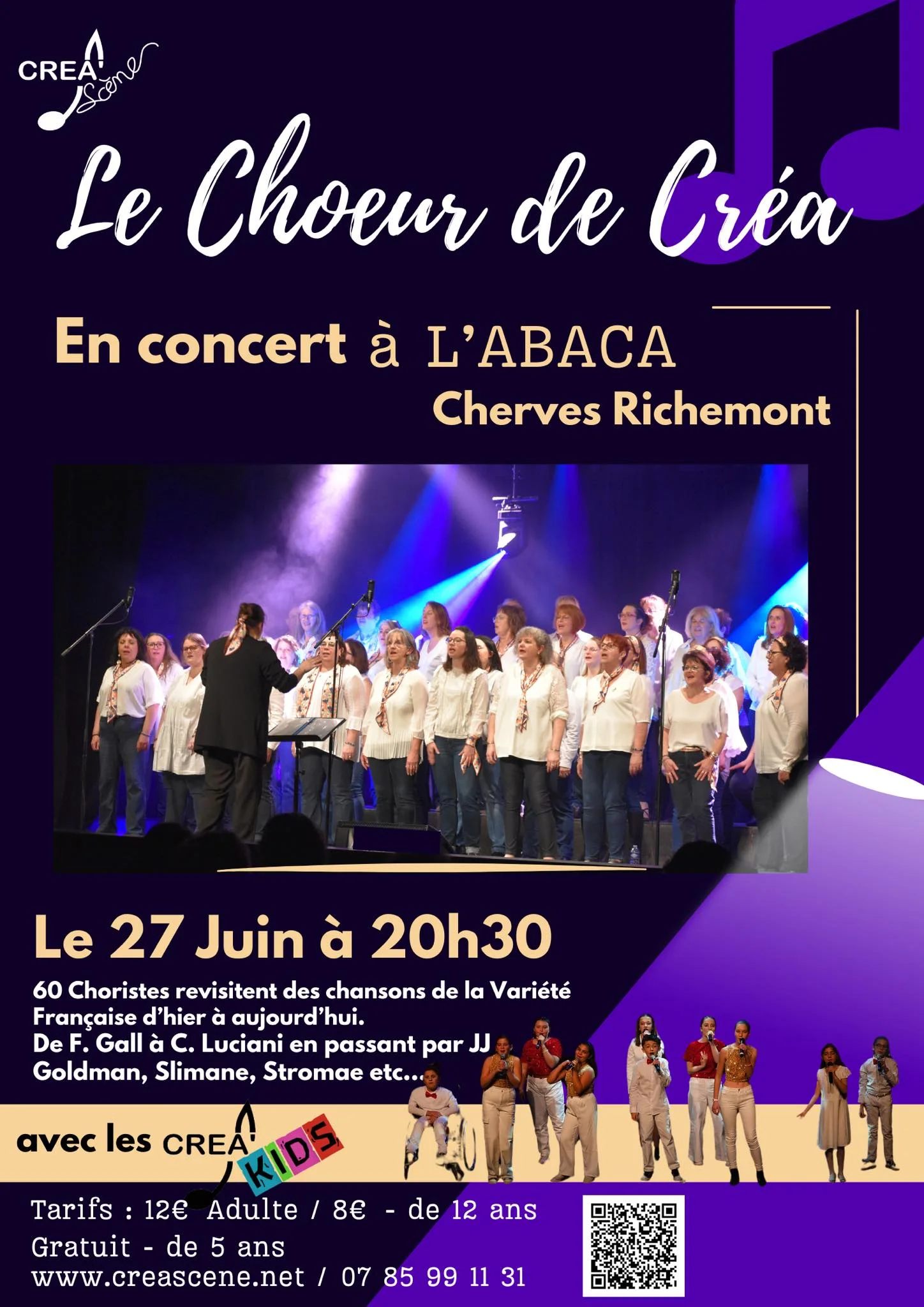 Concert Le Choeur de Créa